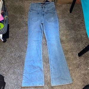 NWT light wash flare jeans